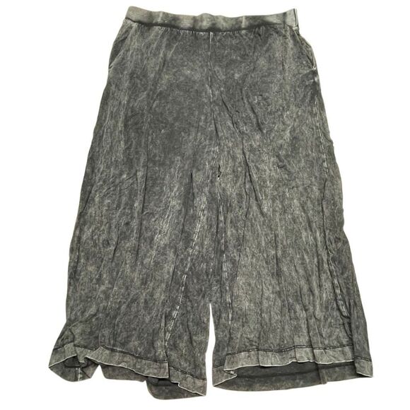 Torrid Crop Pull-On Wide Leg Super Soft High-Rise Stretchy Waist Culotte Pants - Picture 1 of 7